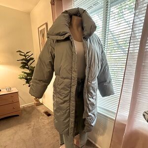 Old Navy Puffy Mid Length Coat